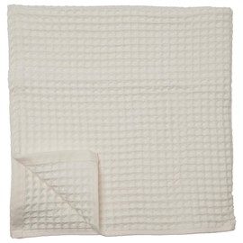 MUJI 83921545 Waffle Large Bath Towel, Set of 2, 27.6 x 55.1 inches (70 x 140 cm), Off White/Smooth Texture