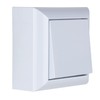 REV PlanoLuxe 0501492551 Surface-Mounted Button - Light Switch, White