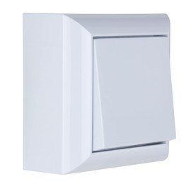 REV PlanoLuxe 0501492551 Surface-Mounted Button - Light Switch, White