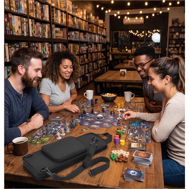 Card Game Playmat Tube Bag for 2 Mats, Dice Holder
