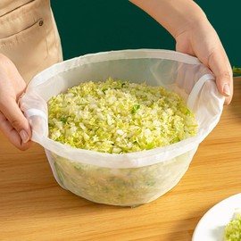 Pack of 4 Reusable Straining Cloth, Bowl-Shaped, Cheesecloth, Fine Mesh Cheesecloth, Washable Nut Milk Bag, Straining Cloth, Drawstring Design, Cheese Cloth for Tofu Juice, Cheese, Tea, Nut Milk,