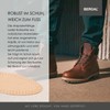 Bergal Schafleder Kork Orthotic Insole, Brown (Braun), 37 EU