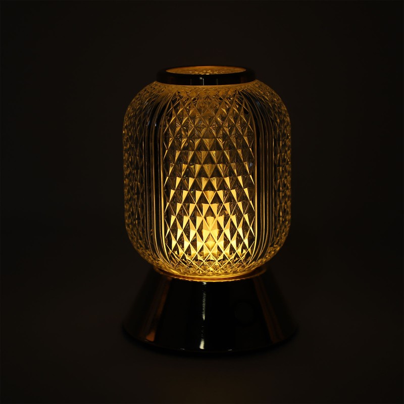 LED Cordless Table Lamp Innovative Stylish Rechargeable Crystal Desk Lamp
