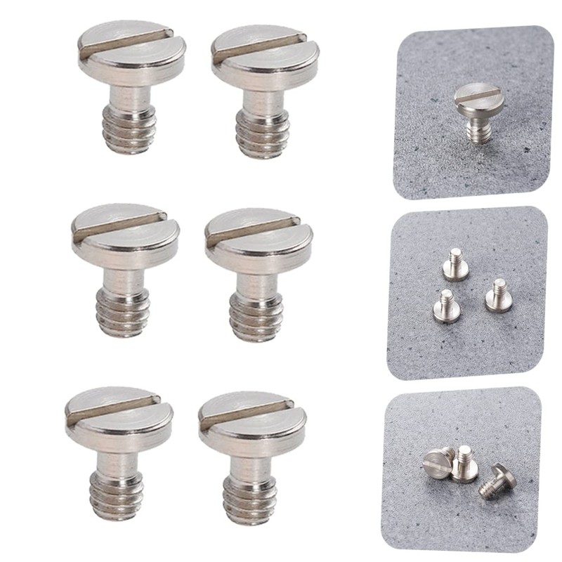 Gadpiparty 8pcs Tripod Mounting Screws Durable Camera Screw for Quick