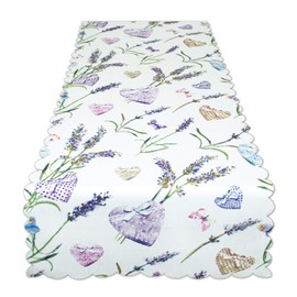 Table Runner Table Linen Summer Series Lavender & Hearts