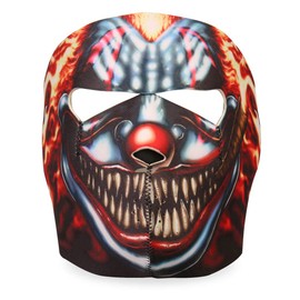 Hot Leathers Smoking Clown Neoprene Face Mask (Black)