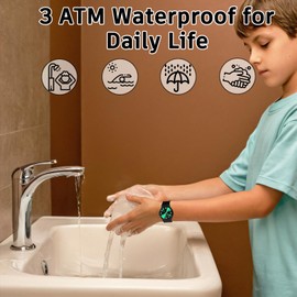 Kids Analog Watch, 30M Waterproof, Thin Dial Kids Watch, Easy to Read Children's Watch, Simple Sports Watch for Boys, Girls and Teenagers, for Ages 5-15 Present Easter Children's Day Christmas Day