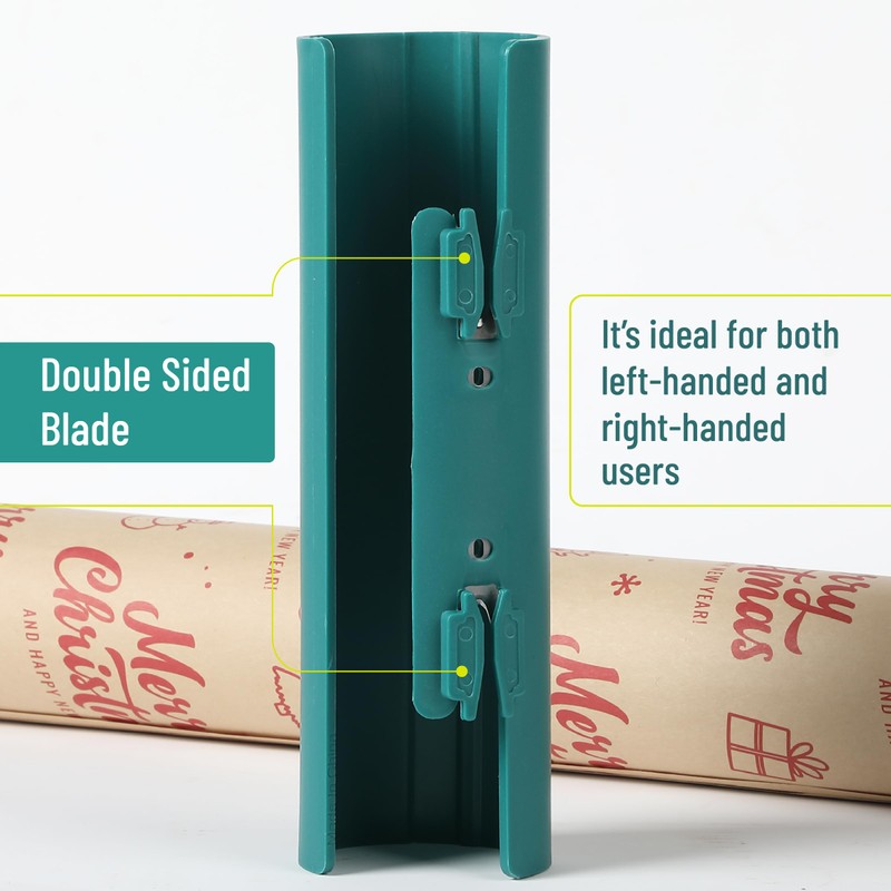 Mr. Pen- Wrapping Paper Cutter, 2 pcs, Deep Teal, Gift