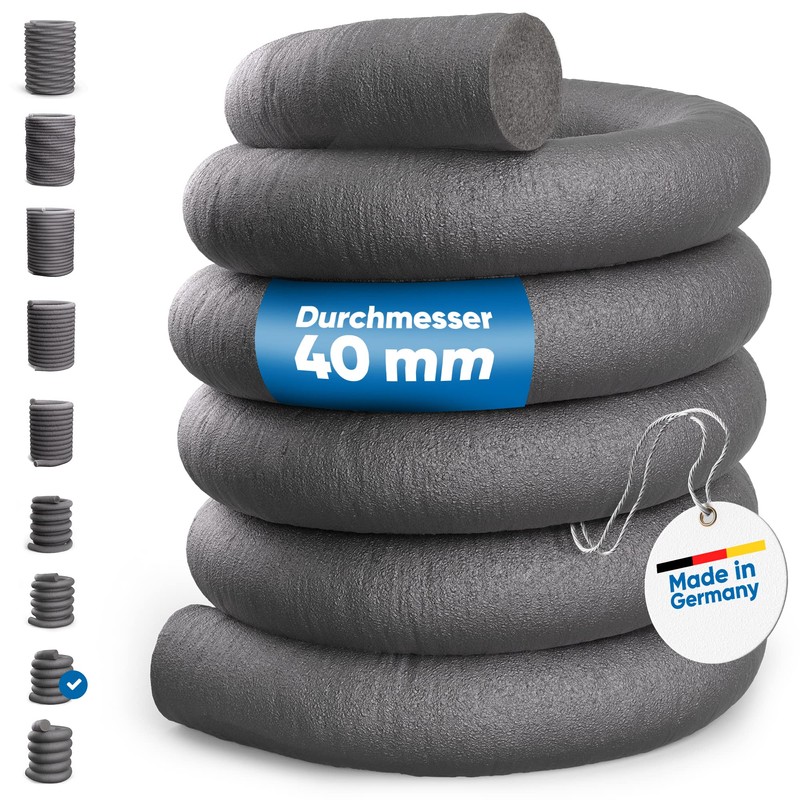 Bauhandel24 - 10 m PE Round Cord Diameter 40 mm,