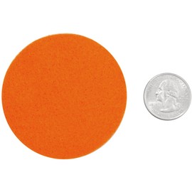 Playfully Ever After 2.5 Inch Mixed Color Assortment 70pc Stiff Felt Circles