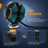 Nilight 2Pcs 4.5Inch LED Pods 42W 4200LM Round Flood Light