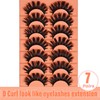 Fluffy Lashes False Eyelashes 18mm Lashes Full Volume Long Wispy