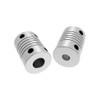 iYueMps 2pcs Flexible Shaft Coupling 5mm to 8mm Aluminum Alloy