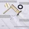 Samodra Sink Soap Dispenser, Metal Pump Head Liquid Lotion Countertop