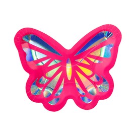 Butterfly-Shaped Paper Dinner Plates - Party Supplies - 8 Pieces
