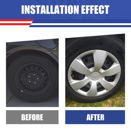 Winjet Lacquer Hubcap for Toyota Camry & Hybrid 2007-2011 Hubcaps [Toyota Camry & Toyota Hybrid] Wheel Covers, Heavy Duty ABS&PC Material [Only Fit Iron Hub - Steel Wheel] (16 Inch Set of 4, Lacquer)