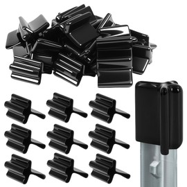 YUEARN 50 Pcs Safe T Post Caps, T Post Caps Safety, Vinyl T Post Topper Safety T Post Caps, Black
