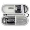 deleyCON Travel Case for Toothbrushes etc., silver, Toiletry bag