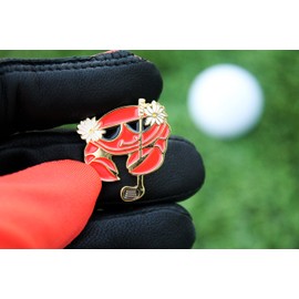 Mulligan Hooligan Golf Crab Ball Marker + Magnetic Hat Clip, Funny and Unique Golf Gift, Premium Quality, The Perfect for Your Favorite Golfer, Golf Accessories for Any Occasions