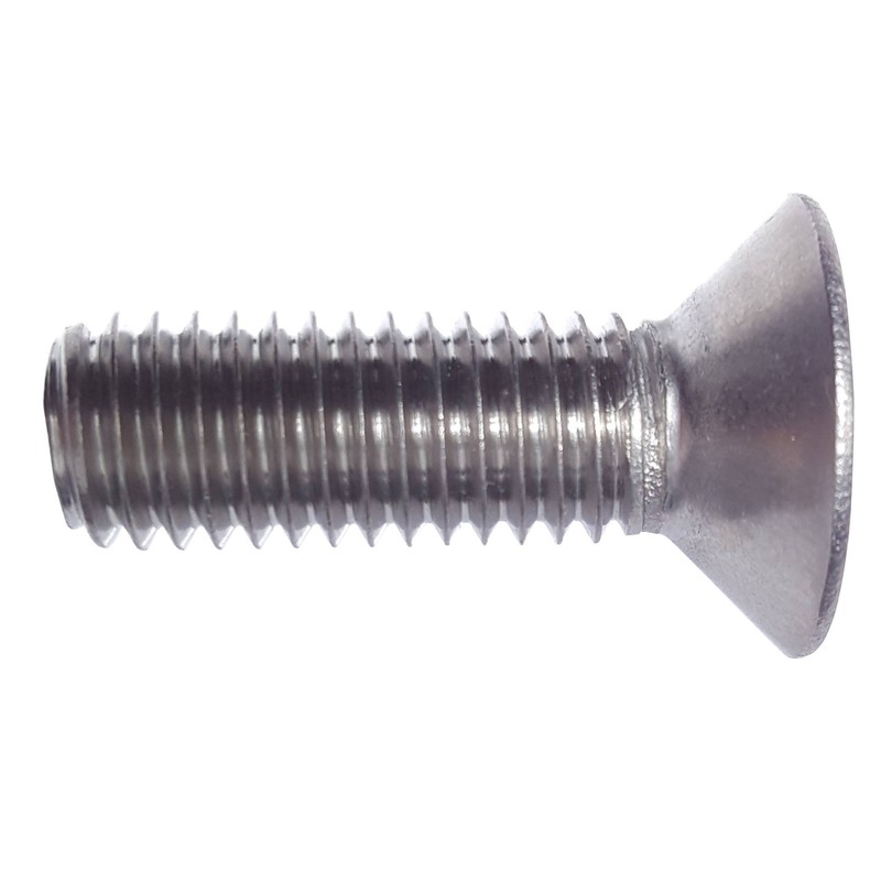 M8-1.25 x 16MM Flat Head Socket Cap Screws, Allen Socket