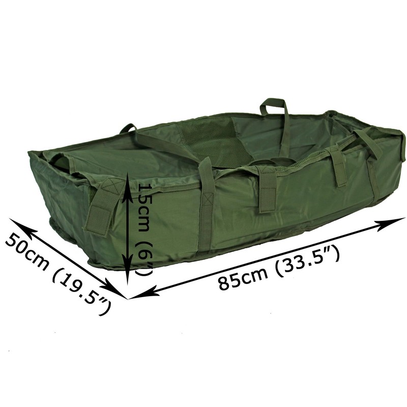 Actiaspet Carp Fishing Cradle Unhooking Mat Sling Green Fish Protection