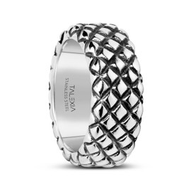 Talexia Elegant Stainless Steel Rings Men - Timeless Wedding Rings for Men with Hypoallergenic Design - Ideal for Anniversaries, Weddings, or Special Events, 9mm Width (9-14)