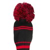 Longridge Pom Pom Driver Head Cover - Black/Red