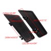 Unbranded Black CNC Driver Stretched Floorboard For Harley Touring Softail