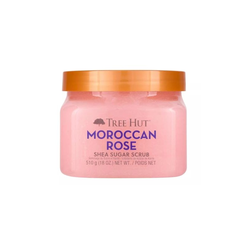 TREE HUT, Moroccan Rose Shea Sugar Scrub, Exfoliante Corporal de