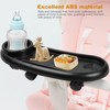 volumoon Universal Pram Tray with Drink Holder, Adjustable Snack Tray