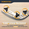 POWERTEC Flexible Curve Template Ruler 107", Wood Curve, Woodworking Profiling