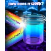 SafeDelux Smell Proof Jar with UV Protection, Airtight Glass Container,