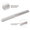 Professional Hair Combs Aviation Aluminum Metal Cutting Comb Hairdressing Comb