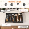 Lifewit Utensil Organizer for Kitchen Drawer, Expandable Cooking Utensil Tray,