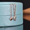 Yumilok Rose Gold 925 Sterling Silver Lucky Charm Four Leaf