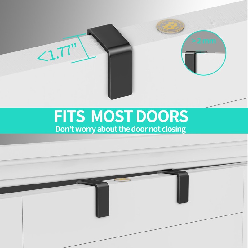 HapiRm Over The Door Organizer - Hanging Door Organizer with