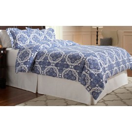 Pointehaven 200 GSM Flannel Sheet Set, King, Alpine Blue