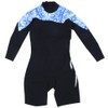 1.5MM Diving Onepiece Swimsuit Wetsuit Short Trousers for Snorkeling Surfing(Woman