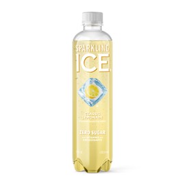 Sparkling Ice, Classic Lemonade Sparkling Water, Zero Sugar Flavored Water, with Antioxidants and Vitamins, 17 fl oz Bottle