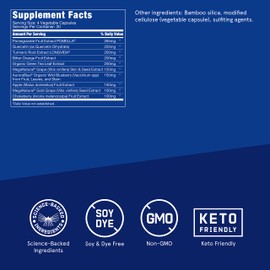 Bulletproof Polyphenomenal Daily Antioxidant Support Capsules, 120 Capsules, Supplement to Fight Free-Radicals and Support Healthy Aging