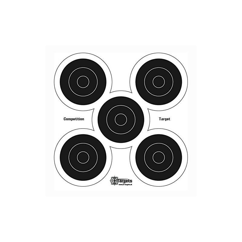 Competition Target Targets * */26 cm/Card 250 g/m², 50 Pieces