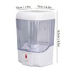 Automatic Soap Dispenser Wall Mounted Touchless Liquid Soap Container for