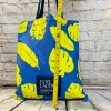 Estée Lauder Estee lauder printed Tote bag - YELLOW W/BLUE