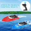 Twister.CK 2PACK RC Boat,Remote Control Boats for Kids and Adults,10km/H
