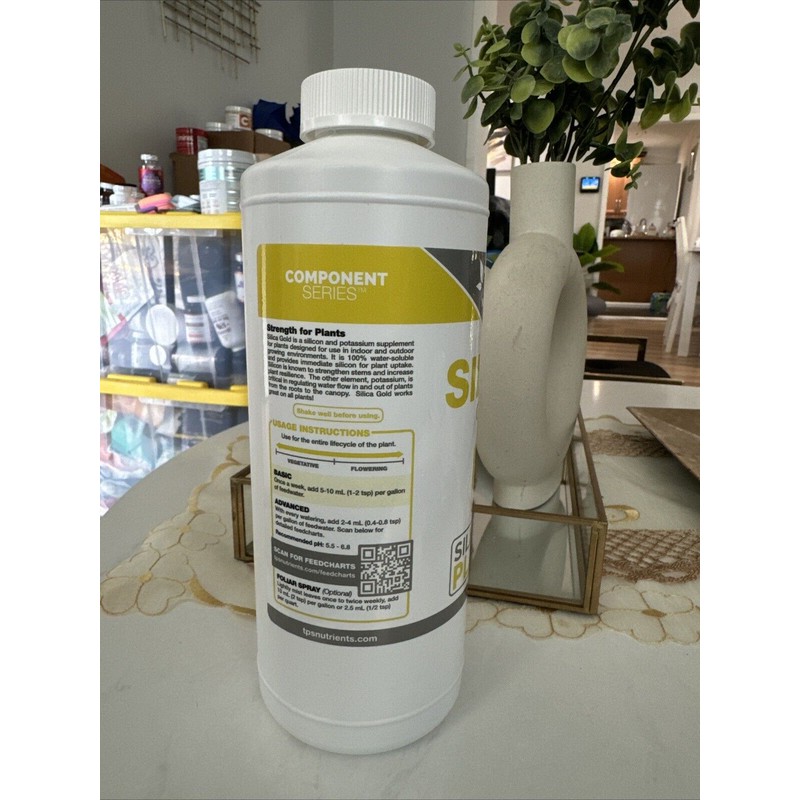 TPS Nutrients Silica Gold Plant Strength Nutrient Bioavailable Silicon 32oz