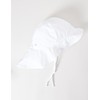 Sterntaler Baby Girls’ Flapper Hat Sun Hat (Flapper) - White