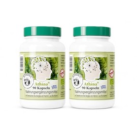 Athina® Greek Verbena Mountain Tea Capsules Organic DE-ÖKO-006 Pack of 90 Sideritis Scardica Vegan (Pack of 90)