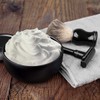 QSHAVE Stainless Steel Shaving Bowl with Lid 4 Inch Diameter