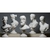 Set 5 Bust Head God Zeus Artemis Aphrodite Hermes Apollo