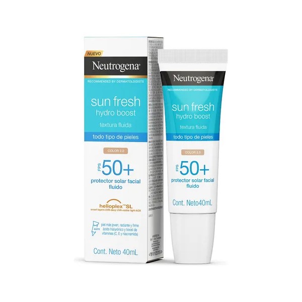 Protector Solar Hydro Boost Color 50fps 40ml Neutrogena